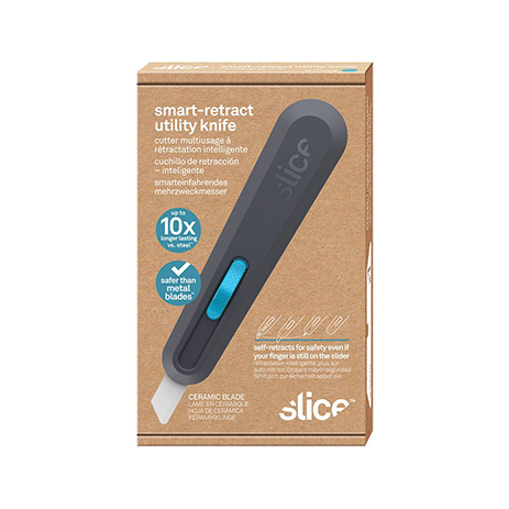 slice 10526 Safety Utility Knife Blades, Rounded Tip, Ceramic Zirconium  Oxide, 3/Pack - 10526